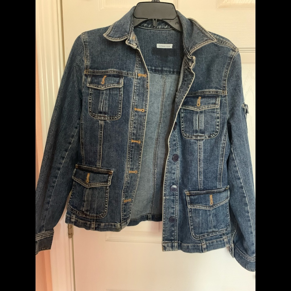 Stretch denim jacket